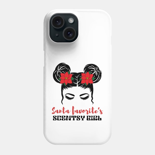 messy bun christmas scentsy independent consultant Phone Case by scentsySMELL