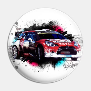 Kris Meeke's Citroen DS3 WRC Pin