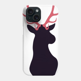 Deer with horns Phone Case