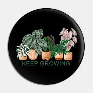 Keep Growing Plant illustration Pin