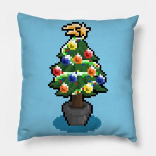 Pixel Art Christmas Tree Pillow