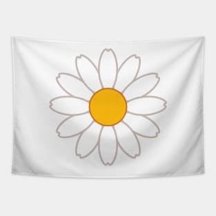 Daisy | Yellow | White Tapestry