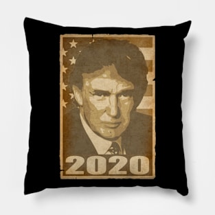 Donald Trump 2020 And Stripes Pillow