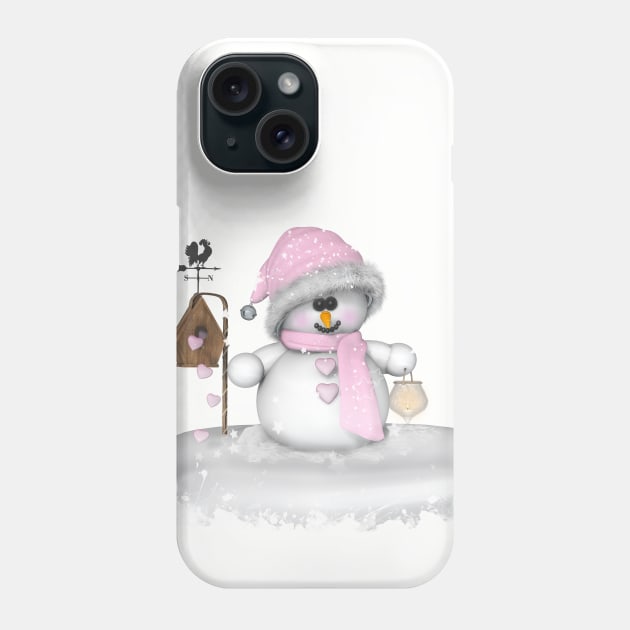 Schneemann Kind Phone Case by AndreaTiettje