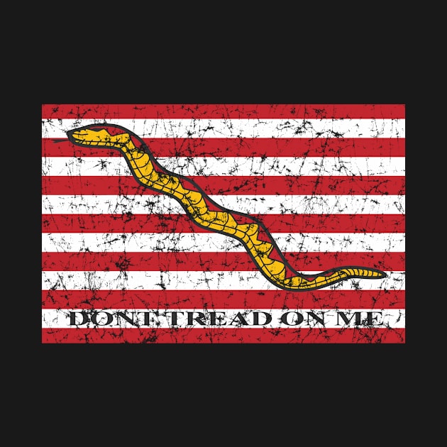 The Navy Rattlesnake Jack Dont Tread On Me Flag by hobrath