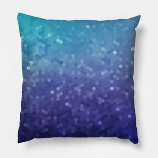 Gradient Hexagons Pillow