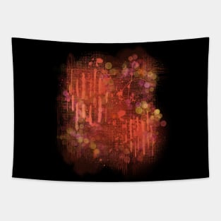 Soft Grunge Orange Peach Tapestry