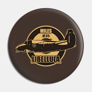 Miles M.39B Libellula (distressed) Pin