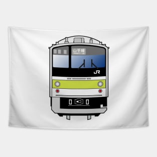 Tokyo Yamanote Line Train - 205 series Tapestry