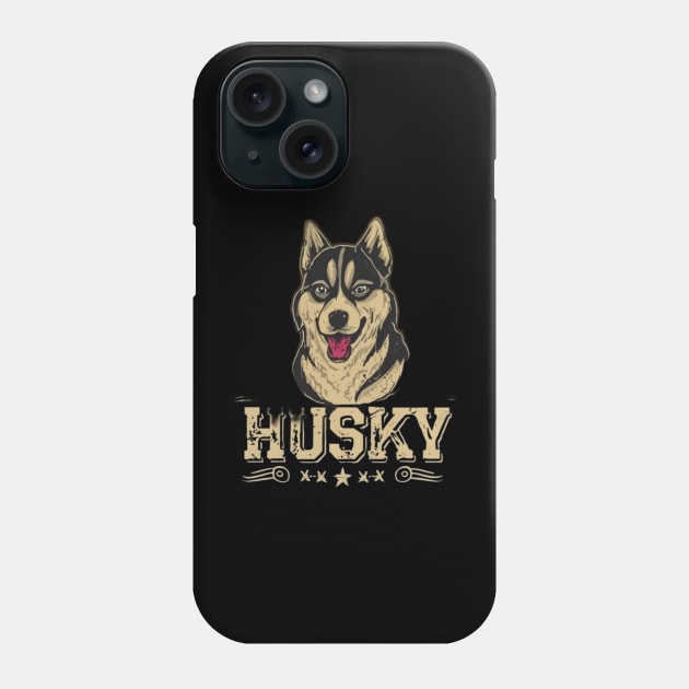 Husky Phone Case by TshirtMA