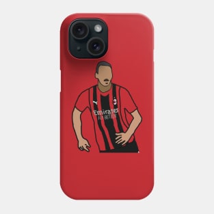 The lion, Zlatan Ibrahimovic, with A.C Milan. Phone Case