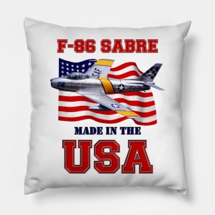 F-86 Sabre Made in the USA Pillow