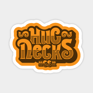 Hug Necks 2022 - Black on Orange (Creative South) Magnet