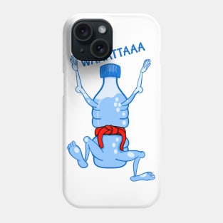 Funny Water Bottle Karate Attack Phone Case