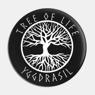 Yggdrasil Tree of Life Pagan Witch As Above So Below Pin