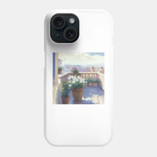 Sunny terrace in Barcelona II Phone Case