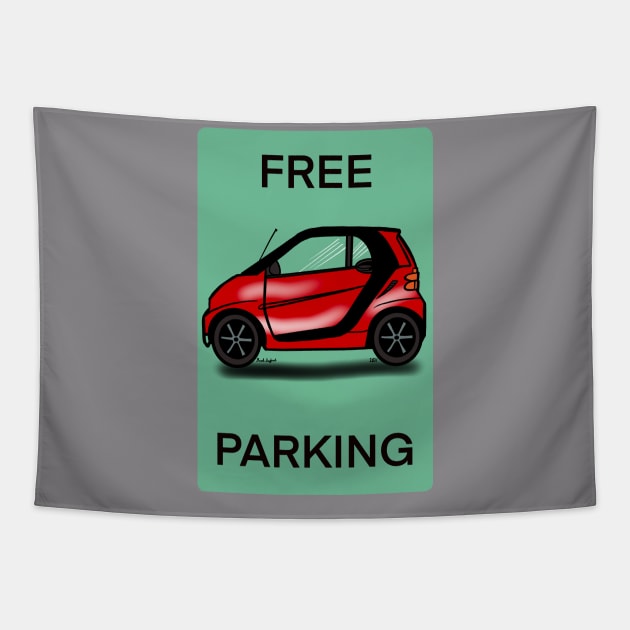 Smart Parking Tapestry by Popoffthepage