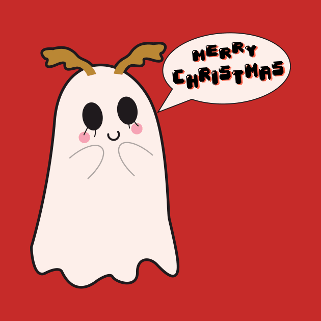 Cute Christmas Ghost by rachelaranha