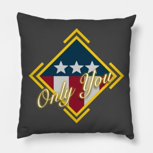 Only You Map Marker Pillow