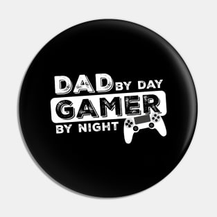 Funny Gamer Dad designs Pin