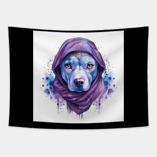 Modest Staffy Tapestry