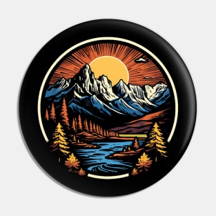 Rocky Mountain Outdoors Hiking and Travel Pin