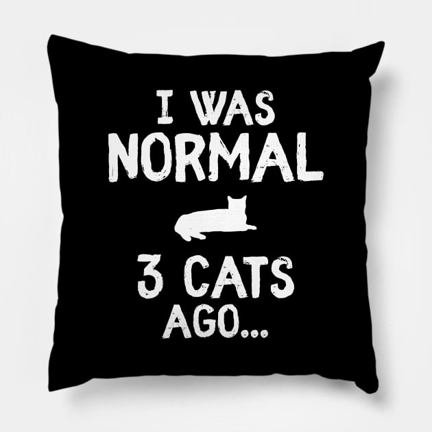 Cat gift crazy cat lover Pillow by ShirtyLife