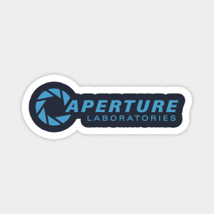 APERTURE LABORATORIES - NEON BLUE Magnet