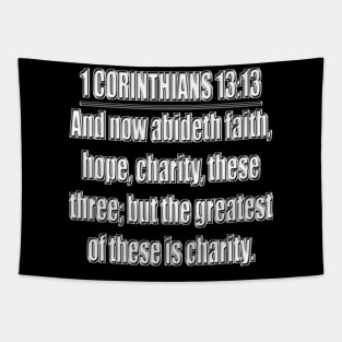 Bible Verse 1 Corinthians 13:13 Tapestry