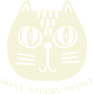 Don't Stress Meowt Magnet