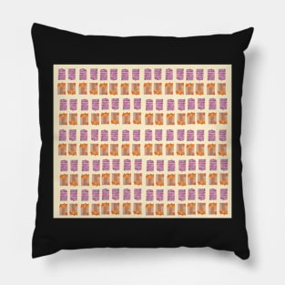 European Townhouse Tile Pattern Pillow