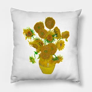 Sunflowers - Vincent Van Gogh Pillow