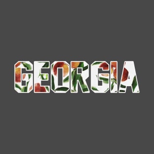 Georgia State Peaches Jersey Letter T-Shirt