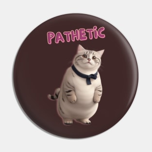 Judgmental Cat Pin