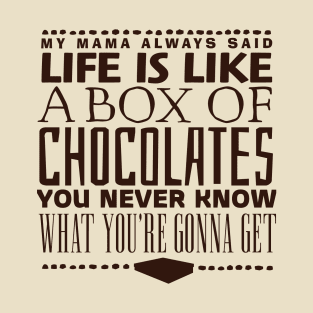 Life is Like a Box of Chocolates T-Shirt