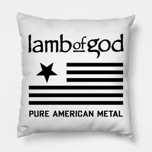 lambofgod flag Pillow