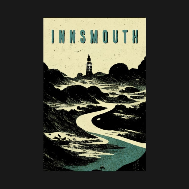 Innsmouth. Vintage Lovecraftian Travel Poster by GoodTripsOnly