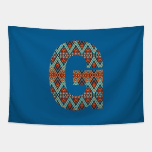 Letter G- boho design Tapestry