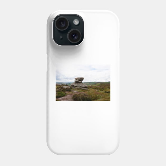 View from Surprise View, Peak District, England Phone Case by HazelWright