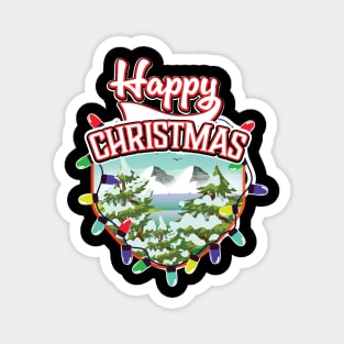 Happy Christmas logo Magnet