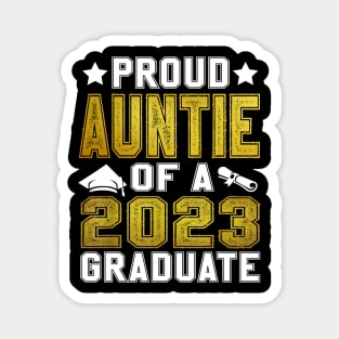 Proud Auntie Of A 2023 Graduate Senior Graduation Magnet