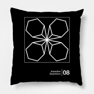 Autechre / Minimal Graphic Artwork Design Pillow
