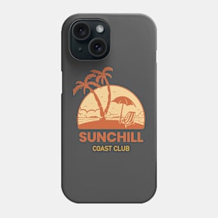 Sun Chill sunchill coast club Beach scenary relax Phone Case