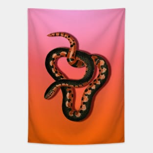 Colorful entangled snake Tapestry