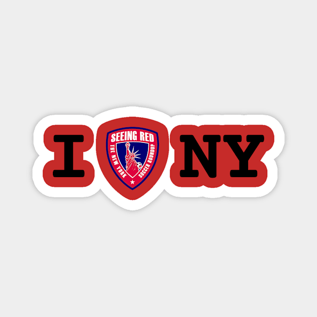 Seeing Red I Heart New York Tee Magnet by The Seeing Red Podcast