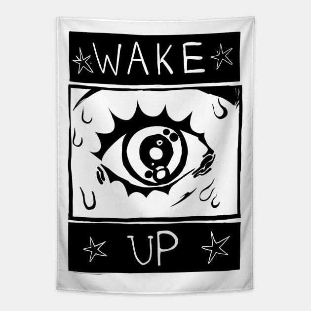 Wake Up Tapestry by snowpiart