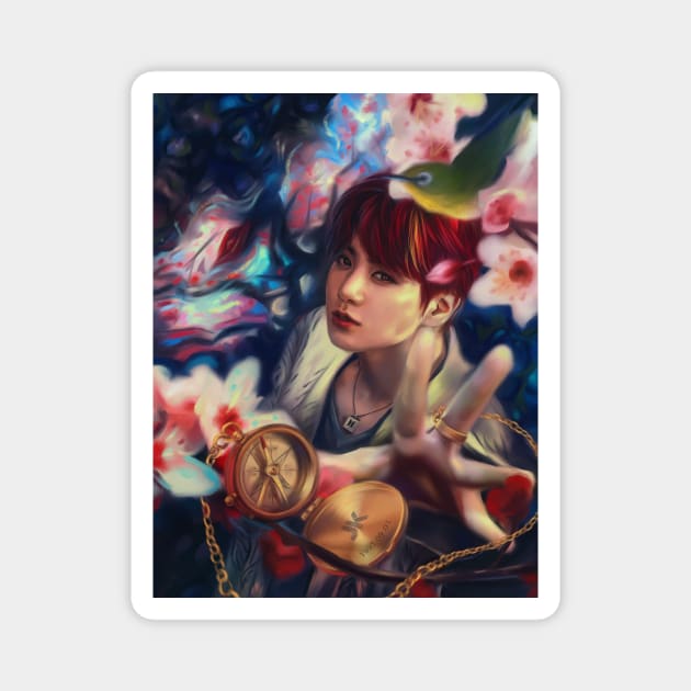 BTS JUNGKOOK Magnet by EllenDrawings