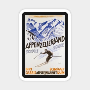 Appenzellerland,Schnee Sonne,Switzerland Magnet