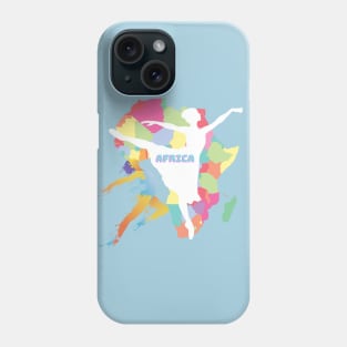 Dancing Map of Africa Phone Case