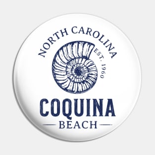 Coquina Beach, NC Summertime Vacationing Seashell Pin